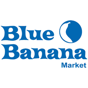 Blue Banana Market logo with link to website